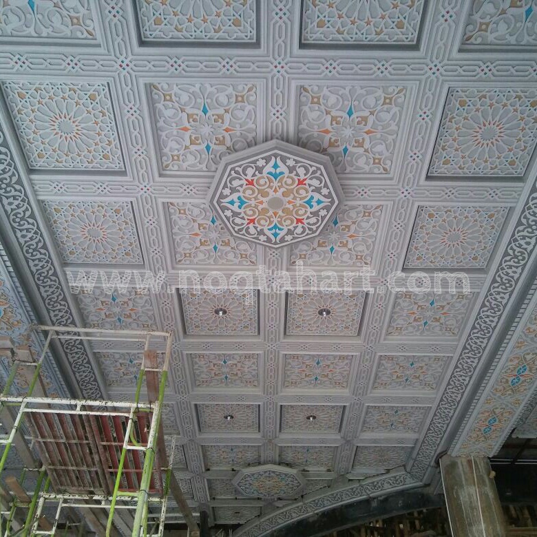 Indahnya Plafon GRC Motif Masjid IAIN Radin Inten Bandar 