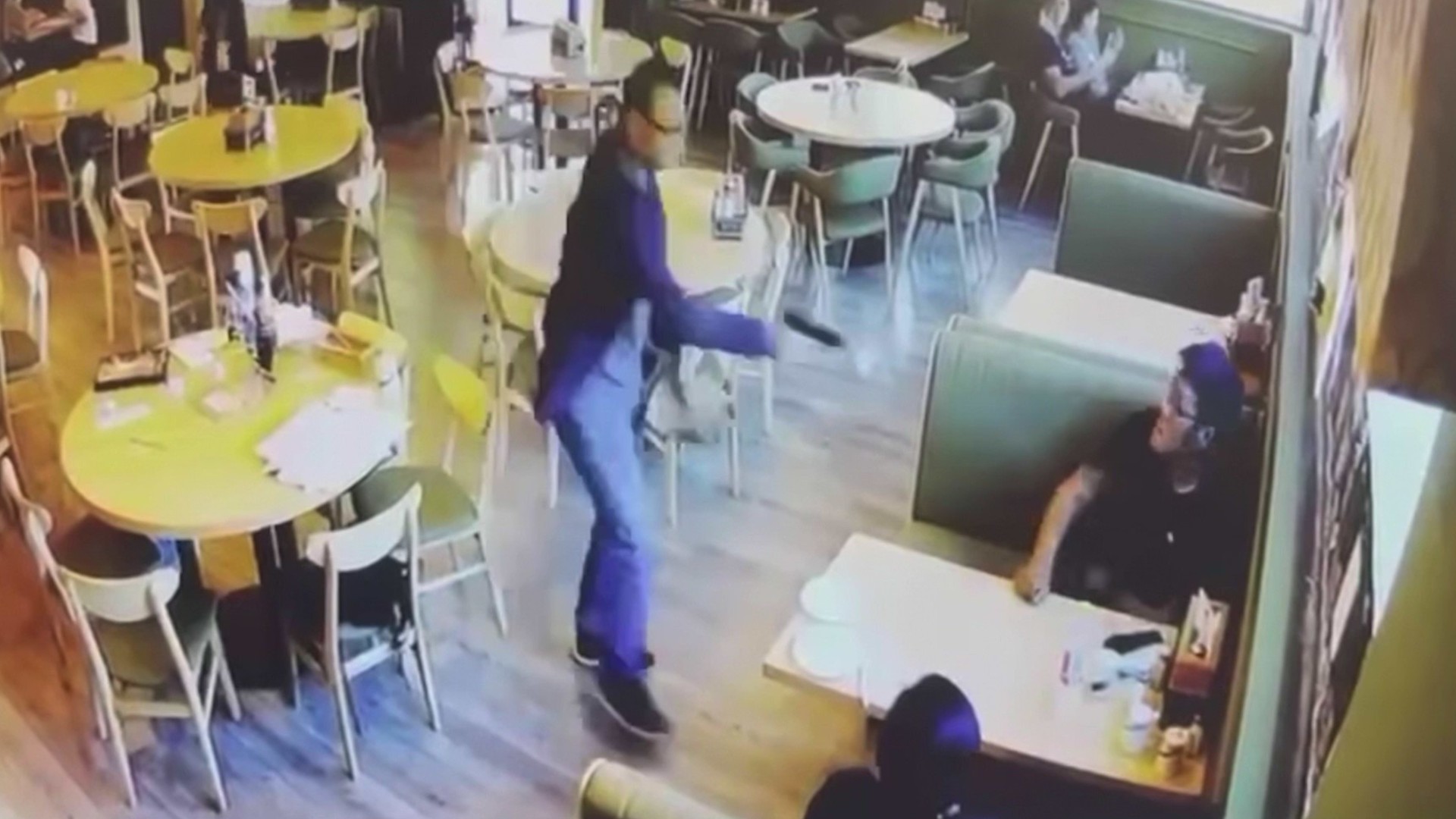 Graphic Video Captures Shooting In Monterey Park Restaurant That left