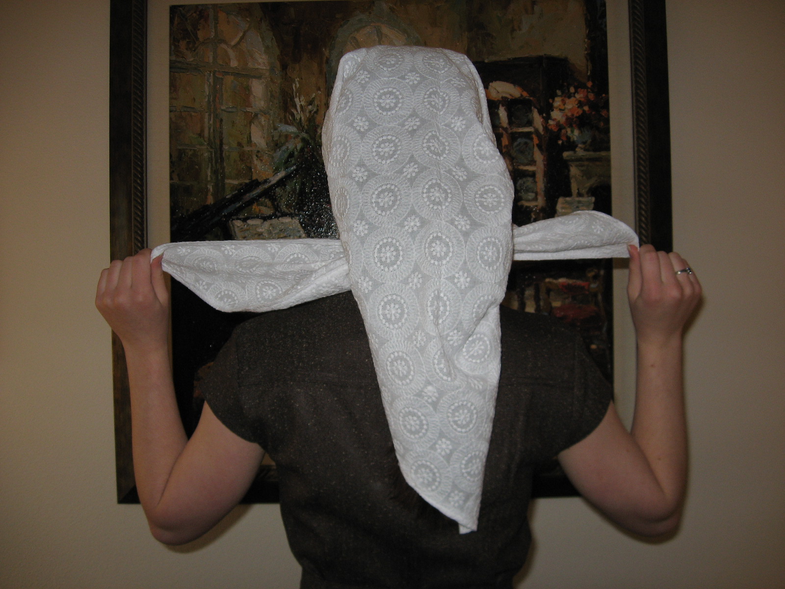 Liturgical Time Veil Shop How to Tie a Catholic Chapel Veil or