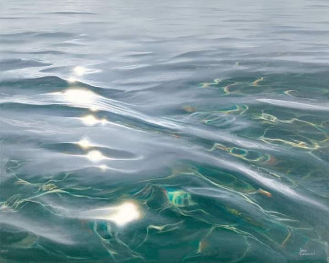 الفنانة إيرينا كمبرلاند دقة في رسم الماء الفنانة إيرينا كمبرلاند دقة في رسم الماء