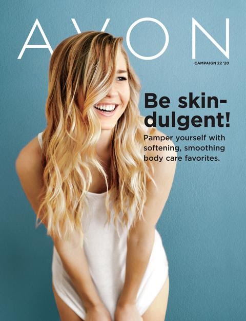 AVON Brochure Flyer Campaign 22 2020 - Be Skin-Dulgent!