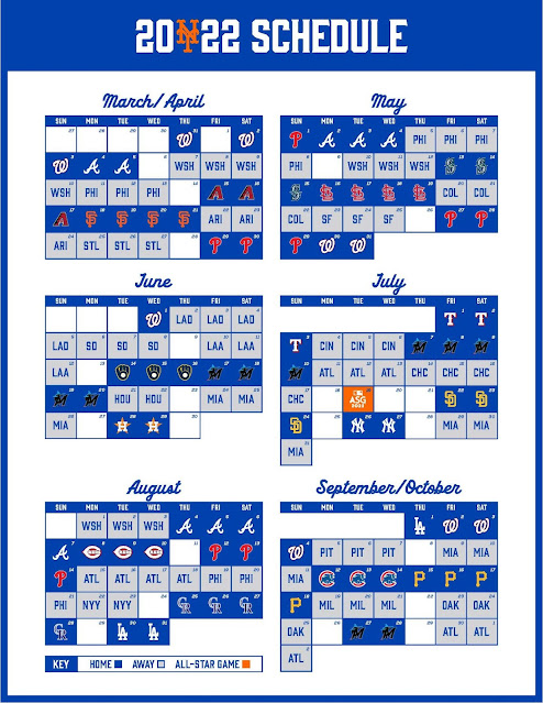 Mack S Mets Press Release Mets Announce 2022 Schedule