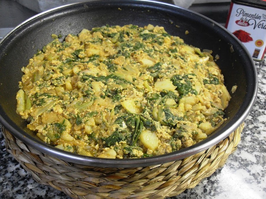 Cazuela con acelgas a la extremeña