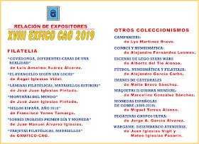 díptico, exposición, expositores, colecciones, centro Asturiano, 2019