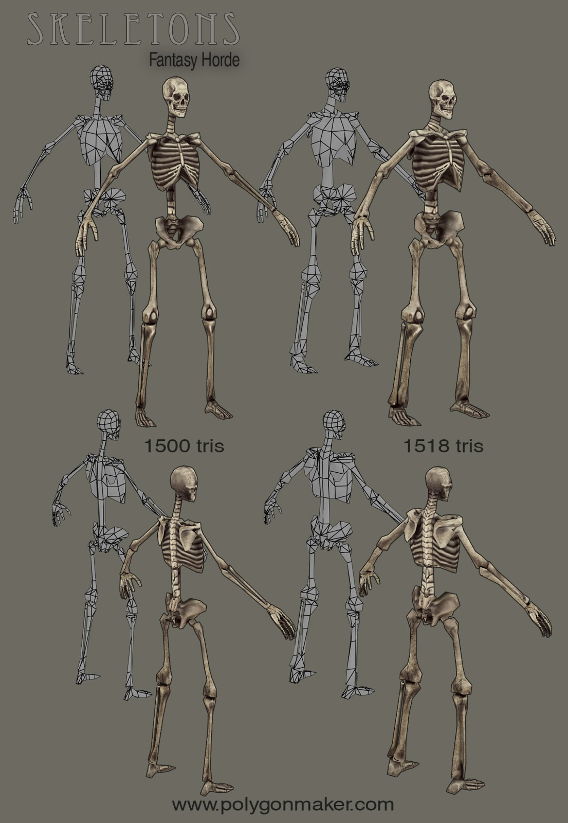 Polygonmaker: Skeletons!