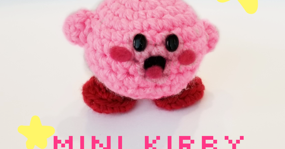 Free Mini Kirby Amigurumi Crochet Pattern