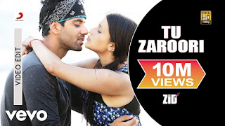 Tu Zaroori Lyrics in Hindi Tu Zaroori Lyrics in Hindi from Zid