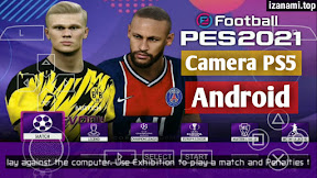 Comment installer PES 2021 PPSSPP Camera PS5 Android Offline sur le site izanami.top