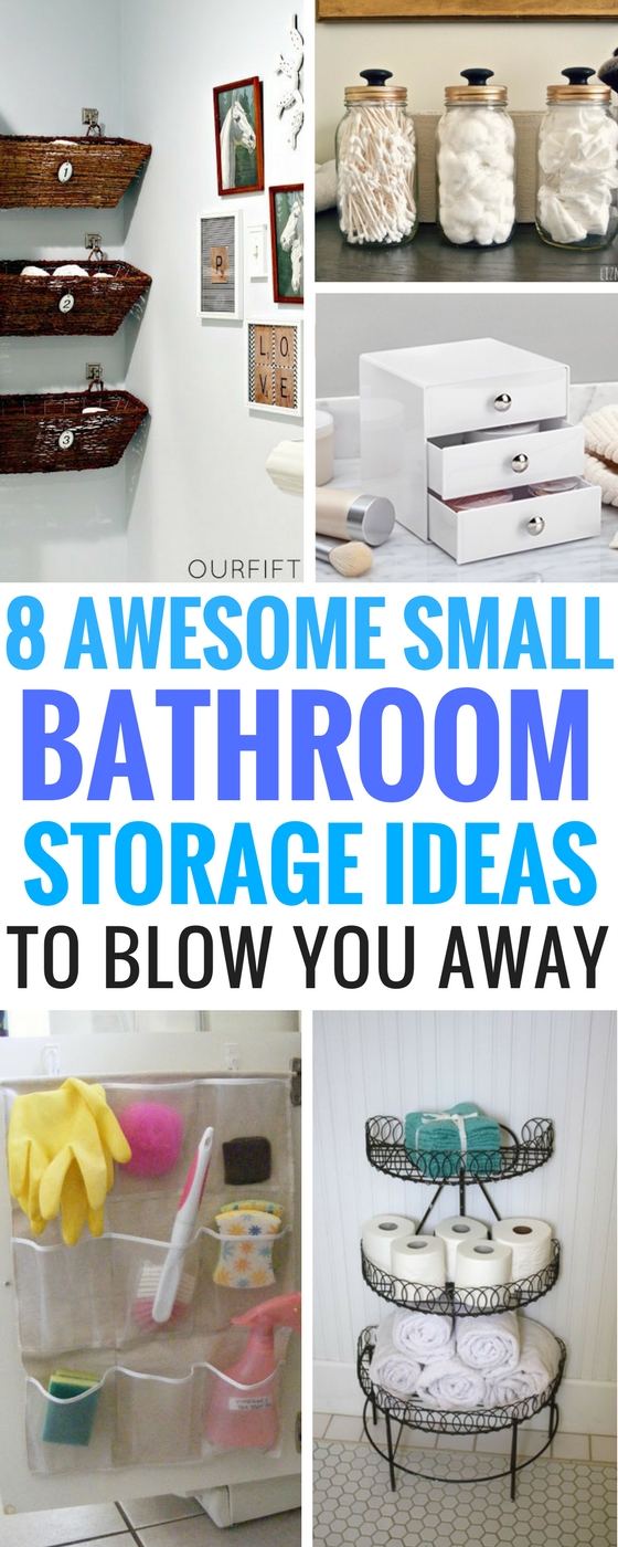 8 Best DIY Small Bathroom Storage Ideas That Will Blow You ...
