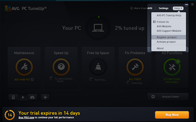download avg pc tuneup 2016 + serial