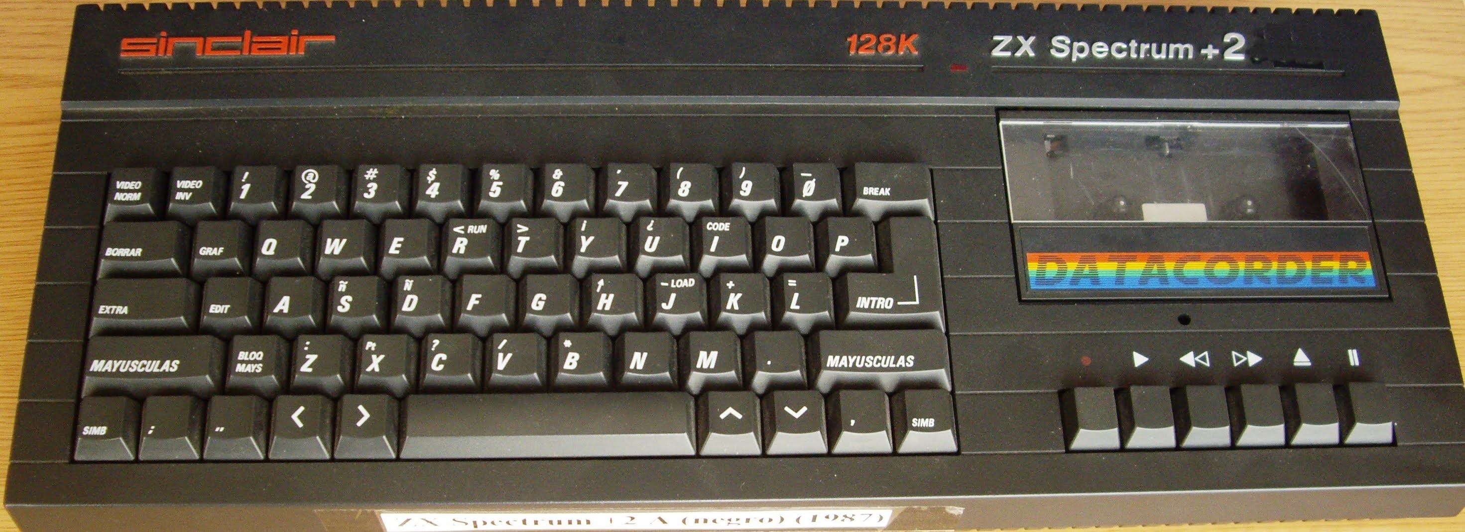 Retro Ordenadores Orty: ZX Spectrum +2A (revisión Z70830 ISSUE 2) (1987) (teclado español)