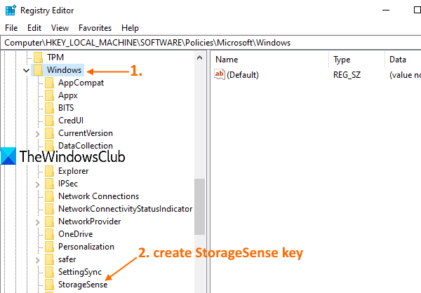 Windowsレジストリキーにアクセスする