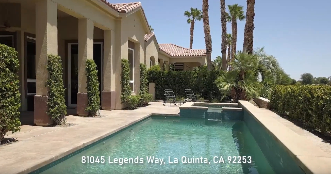 High-End Home Design Tour vs. 81945 Legends Way, La Quinta CA