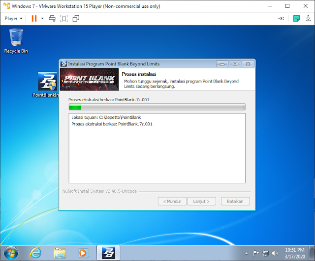 Install PB Point Blank (Dual Login_