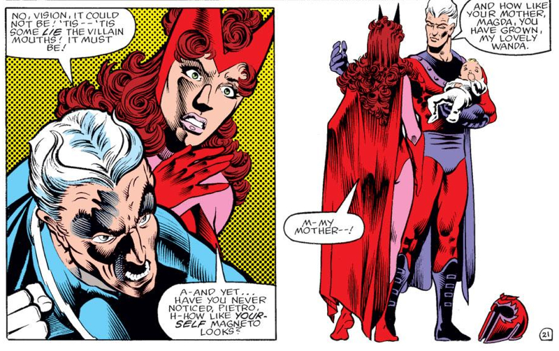 The Comics History of Scarlet Witch and Magneto