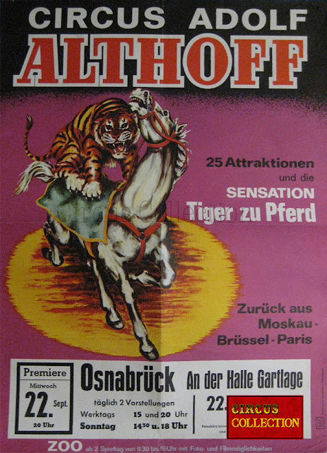 Cirque Adolf Althoff 1965 Collection Philippe Ros 