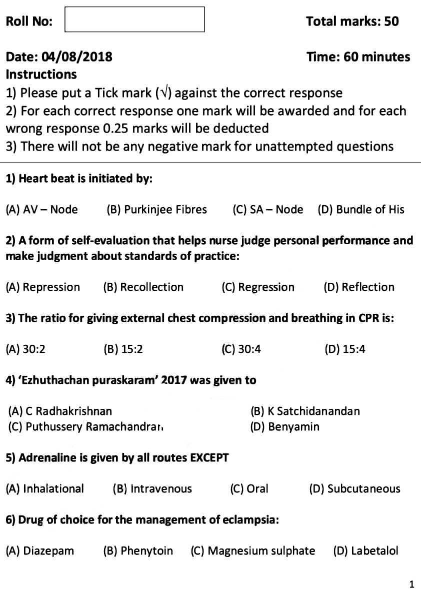 DOWNLOAD PREVIOUS STAFF NURSE EXAM PAPERS PDF AND MODAL PAPERS NHM