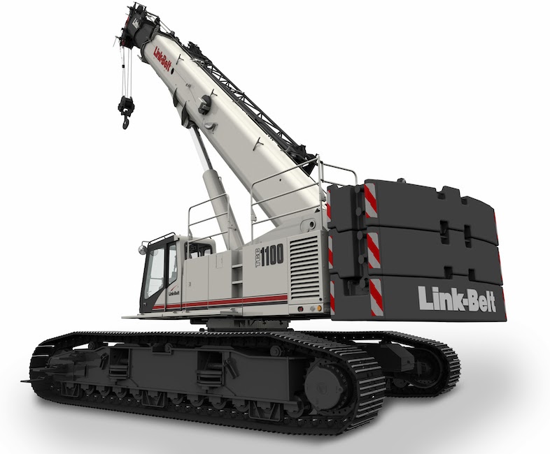 Linkbelt TCC1100 Telescopic Crawler Crane (100 ton or 110 US ton