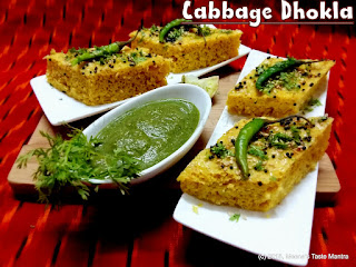 Cabbage Dhokla 