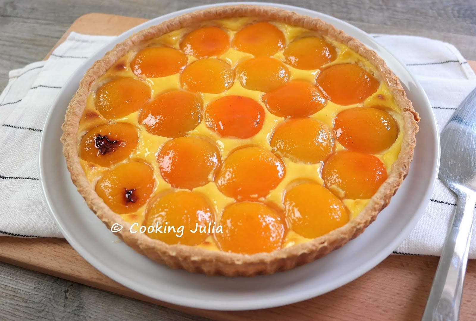 COOKING JULIA : TARTE AUX ABRICOTS AU SIROP