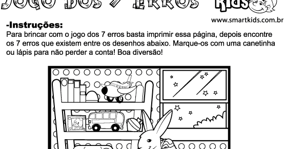 JOGO DOS SETE ERROS PARA IMPRESSÃO, TEMA PÁSCOA