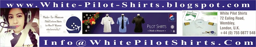 Tailor Made White Pilot Uniform Shirts