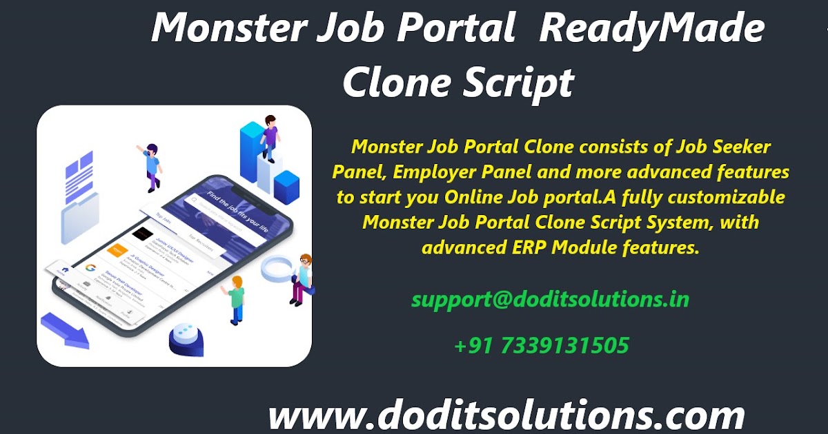 MONSTER JOB PORTAL MONSTER CLONE DOD IT SOLUTIONS