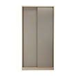 URBANO Tủ Quần Áo Cửa Trượt 100x65x210 cm Vải