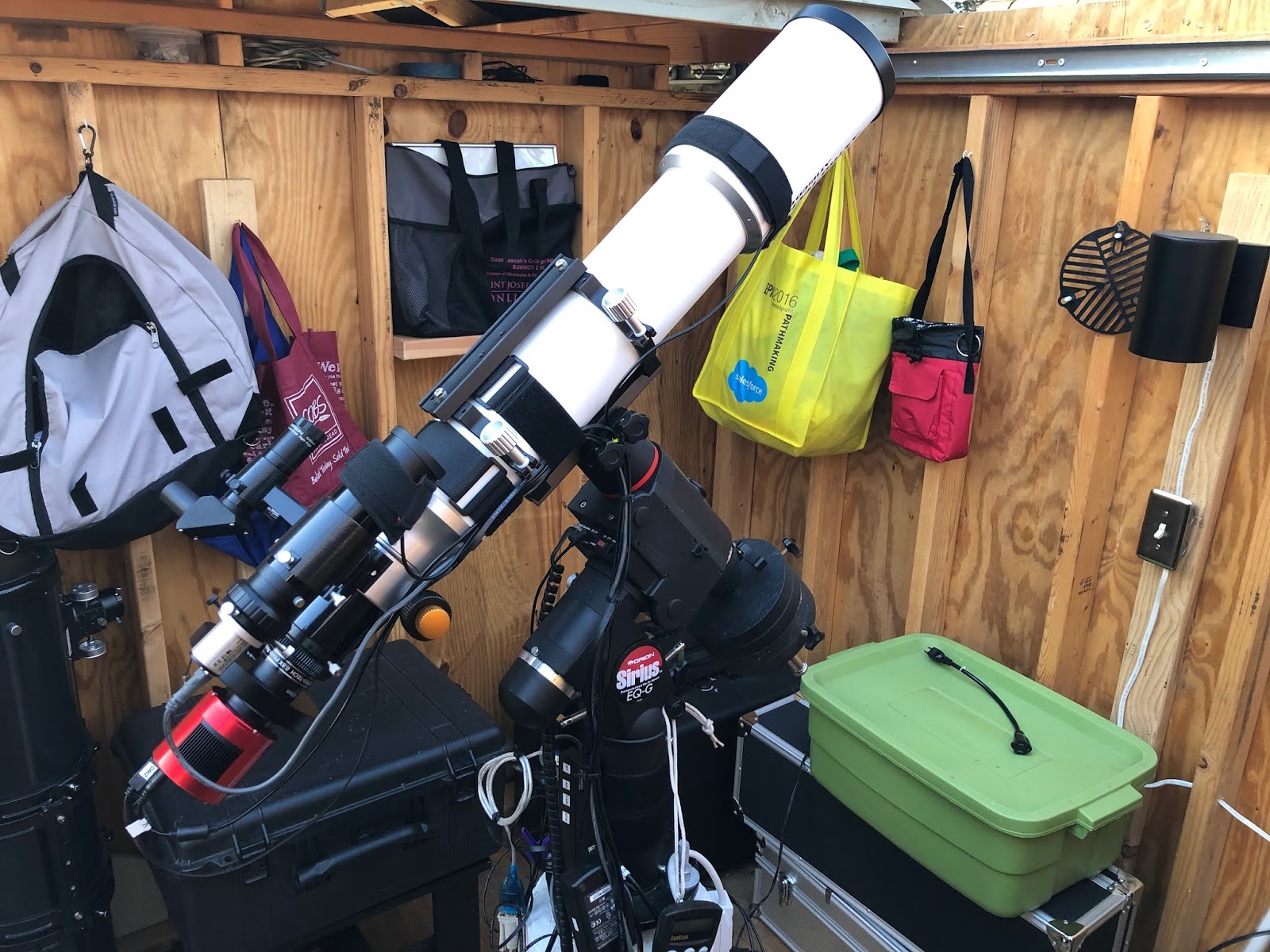 AstroQuest1 Cable Management and Telescope Setup (2019)