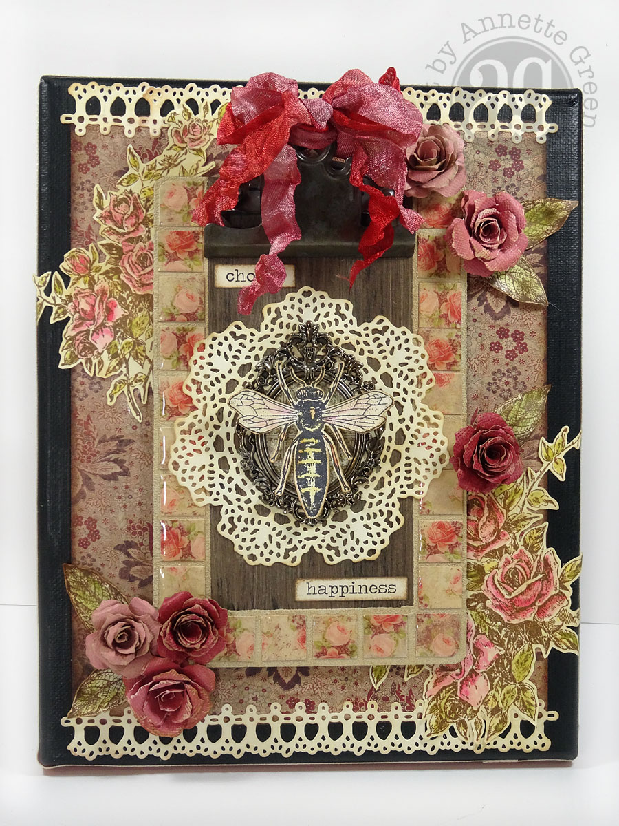 Creative Journey Choose (to "Bee") Happy Mixed Media Canvas