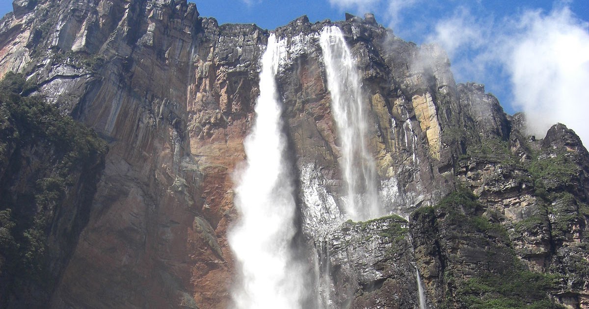 Самый высокий водопад в северной африке. Самый высокий водопад в мире. Высокий водопад в джунглях. Водопад высокая и низкая Выдержка.