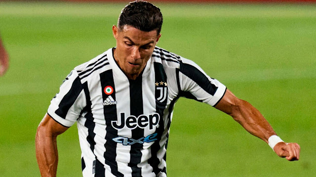 Cristiano Ronaldo playing at Juventus photo. Udinese VS Juventus on K24 TV