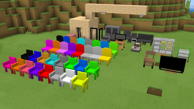 Props and Furnitures Addon V5 - Bedrock Minecraft Mod