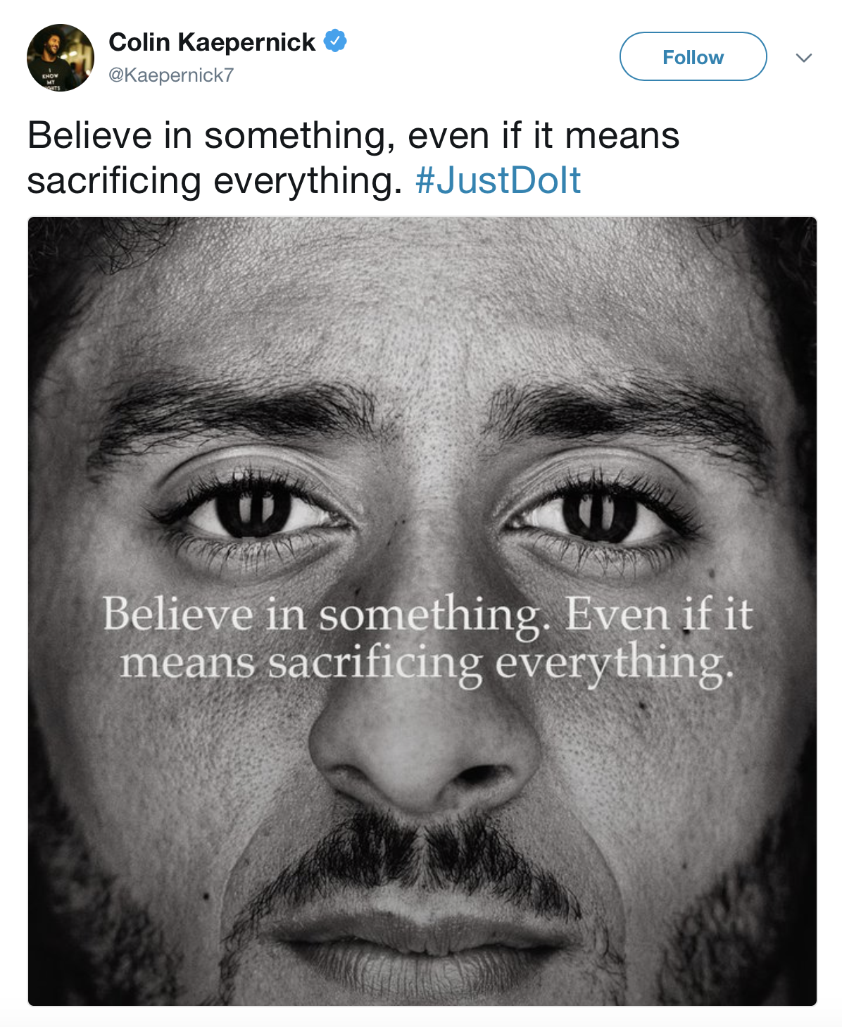 sbpdl just boycott it nike makes anti white colin kaepernick the