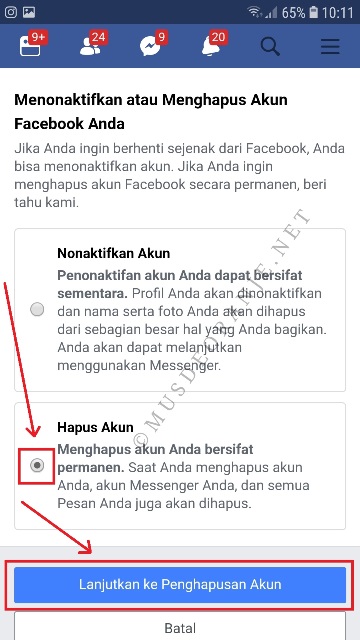 √ Cara Menghapus Akun Facebook Permanen Lewat HP - musdeoranje.net