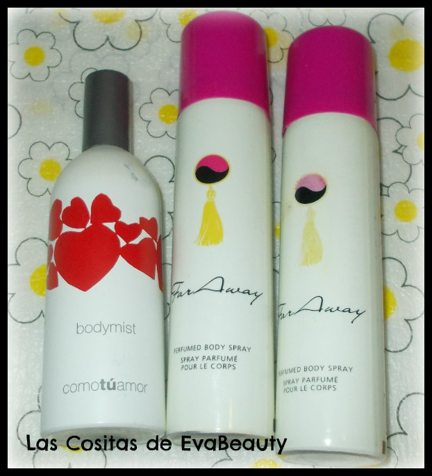 sprays corporales avon y deliplus