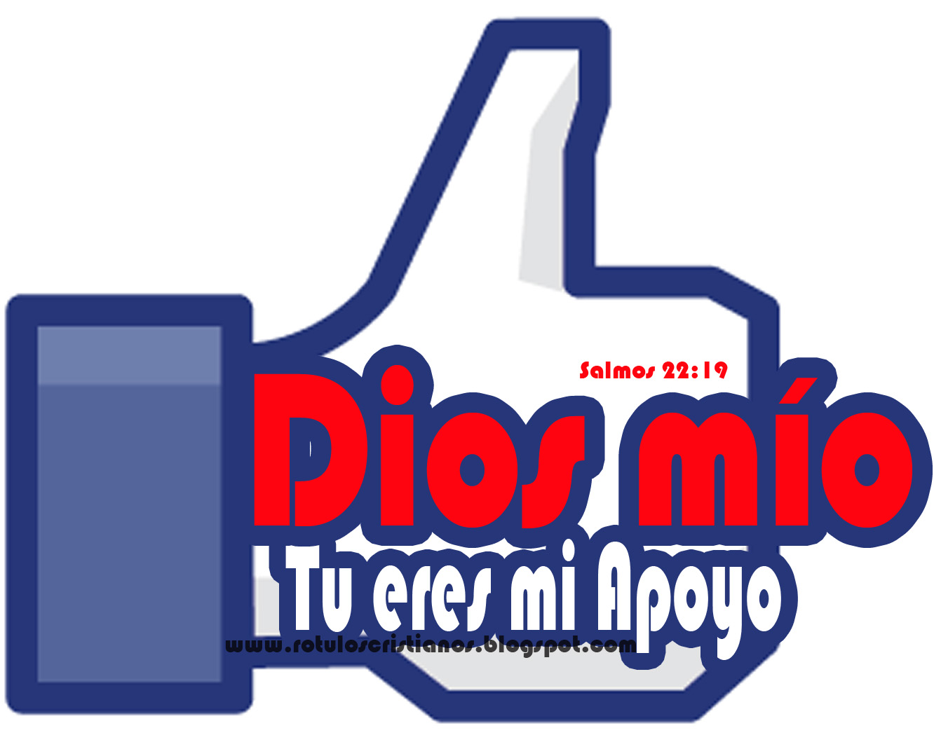 Imagenes cristianas: Imagenes para Facebook - Dios mio tu eres mi apoyo