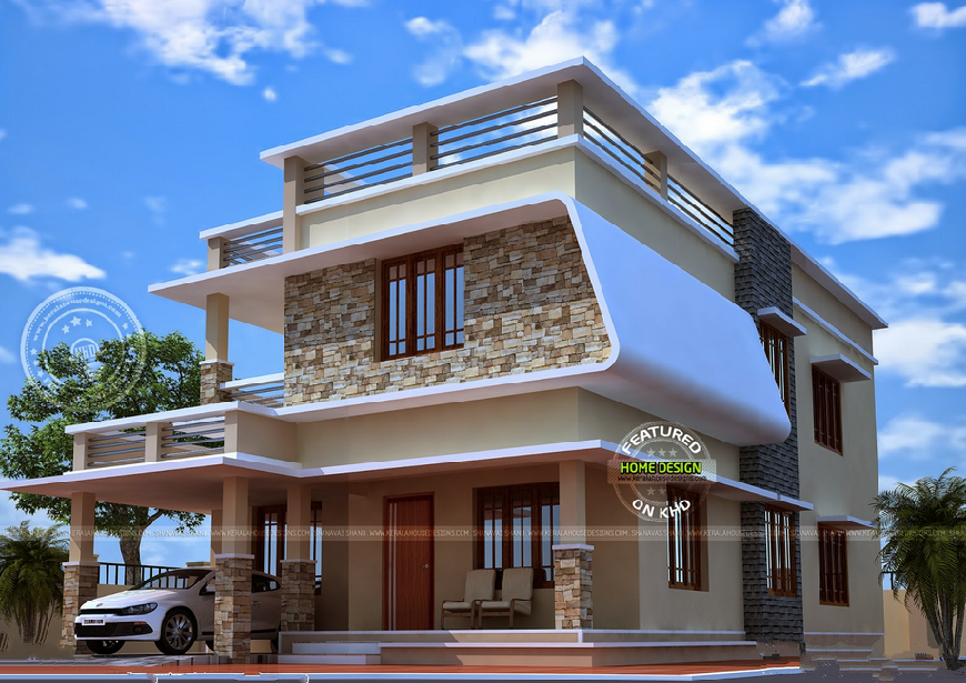 MyHousePlanShop: House Plan in Kerala With 3 Bedrooms