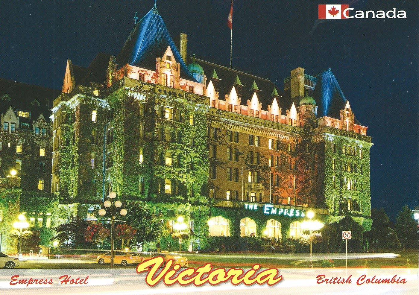 MY POSTCARD-PAGE: CANADA ~ The Fairmont Empress Hotel - Victoria