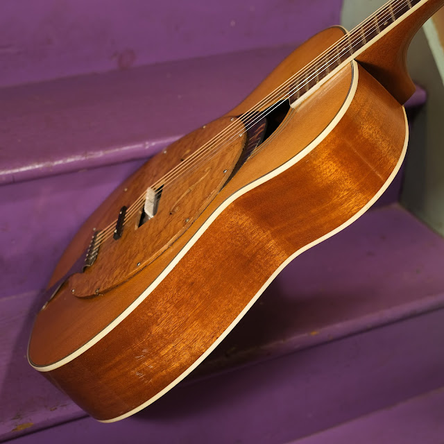 1960s Harmony H1203 Sovereign Resonator Guitar Conversion