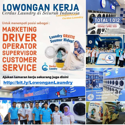 Kami membutuhkan lebih 2.200 karyawan (Untuk outlet Laundry di seluruh wilayah Indonesia)