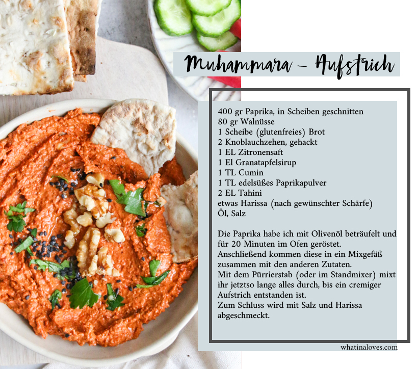 Muhammara  | syrischer Paprika-Nuss-Aufstrich