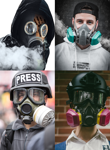 face masks, masks, covid-19, corona virus, pandemic, full length face shield, full face respirator, self-contained breathing apparatus, fabric mask, cloth face mask, surgical face mask, N95 mask, KN95 mask, filtering facepiece respirator, P100 Respirator, gas mask