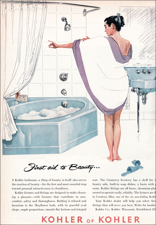 Vintage Bathrooms from 1950s