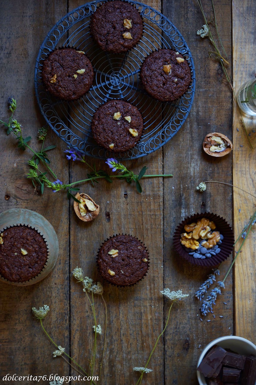 Dolce Rita Chocolate and Walnut muffin Heaven!