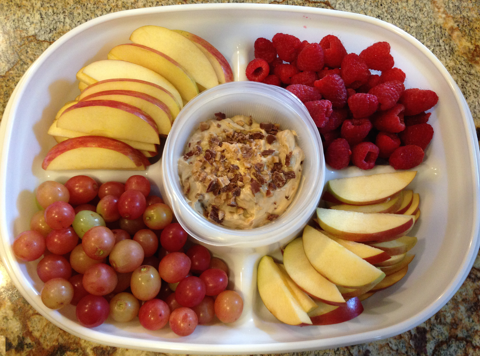 Recipe Toffee Fruit Dip Dallas Mom Blog and Fort Worth Mom Blogger