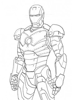 Desenhos Do Homem de Ferro Para Colorir