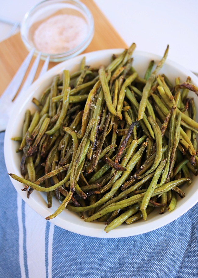 Just Jessie B Crispy Oven Green Beans Paleo, Whole30