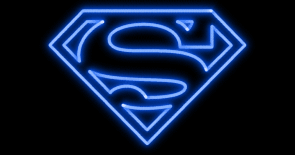 Neon Wallpapers for Android - Neon Superman Wallpaper