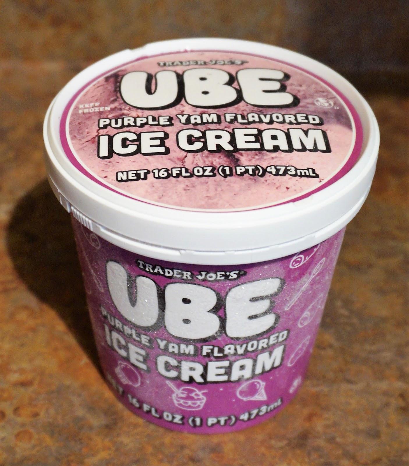 Exploring Trader Joe's Trader Joe's Ube Purple Yam Flavored Ice Cream